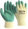 Handschuhe mit grüner Latexbeschichtung